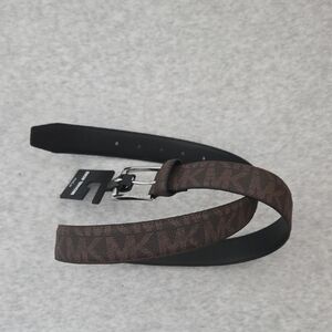 Michael Kors Brown Monogram Belt